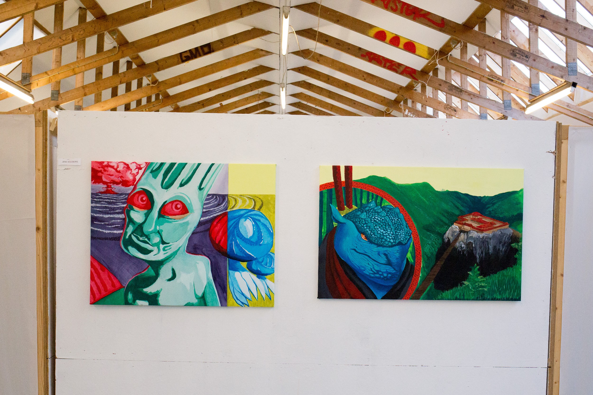 Maleri på Kunsthøjskole forår 2015