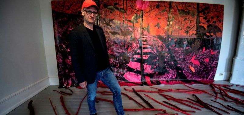 artist talk kunsthøjskolen i holbæk Morten Schelde Drawing Nature foto sven-eriksvensson